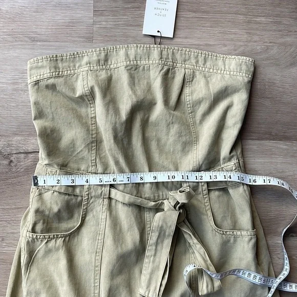 NWT Stitch and Feather Utility Cargo Jumpsuit size L - Picture 6 of 12